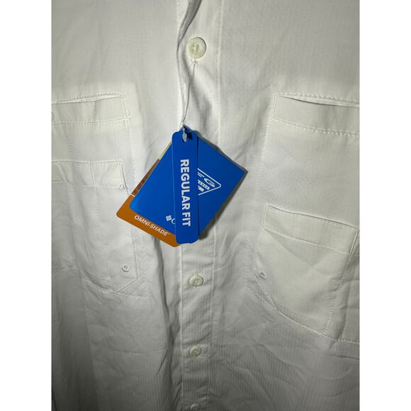 Columbia Tamiami II Short-Sleeve Shirt for Men - White - L - Picture 7 of 9